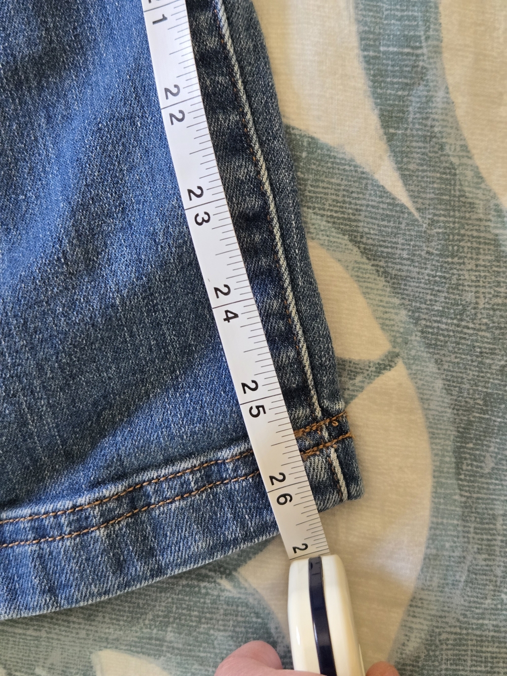 Denim Jumpsuit Overalls with Tie Waist - Blue - Picture 9 of 9